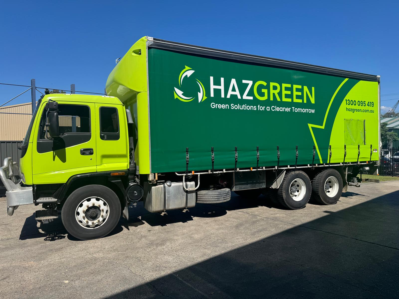 Hazgreen collection truck